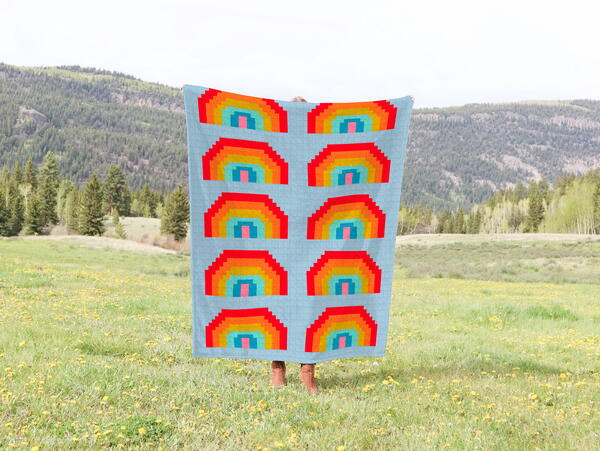 C2c Rainbow Crochet Blanket C2c Rainbow Crochet Blanket