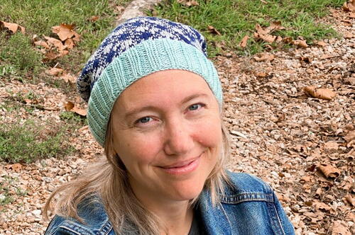 Plaid Knitted Slouchy Beanie Plaid Knitted Slouchy Beanie