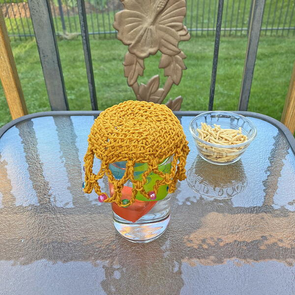 Beaded Cup Cover Beaded Cup Cover