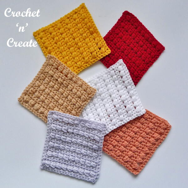 Leaning Puff Blanket Square Leaning Puff Blanket Square