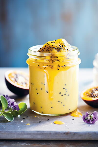 Easy Homemade Passion Fruit Curd Easy Homemade Passion Fruit Curd