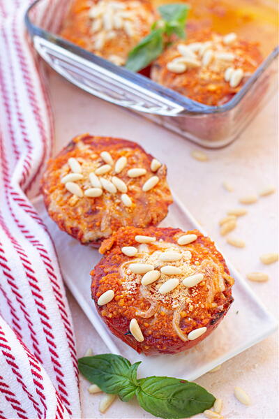 Baked Tomato Parmesan Baked Tomato Parmesan