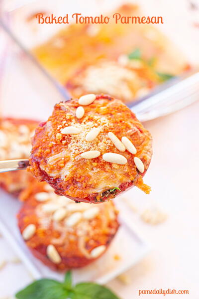 Baked Tomato Parmesan - A Weight Watchers Recipe Baked Tomato Parmesan - A Weight Watchers Recipe