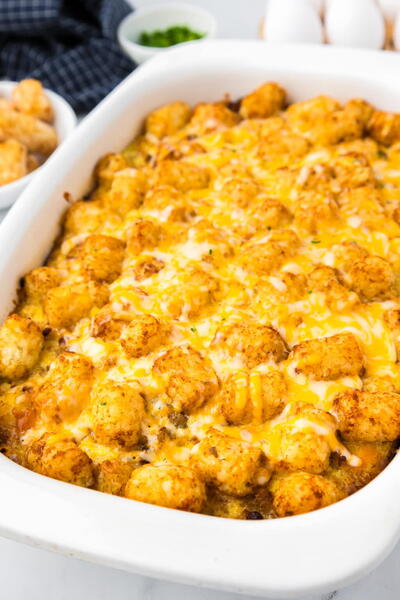 Tater Tot Sausage Breakfast Casserole Tater Tot Sausage Breakfast Casserole