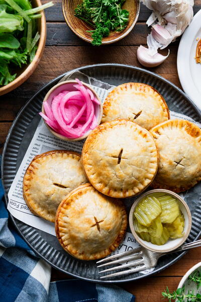 Ground Beef And Cheddar Meat Pies
