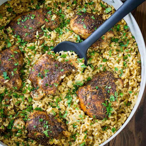 One Pot Chicken And Rice One Pot Chicken And Rice