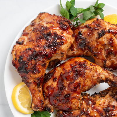 Grilled Chicken Leg Quarters