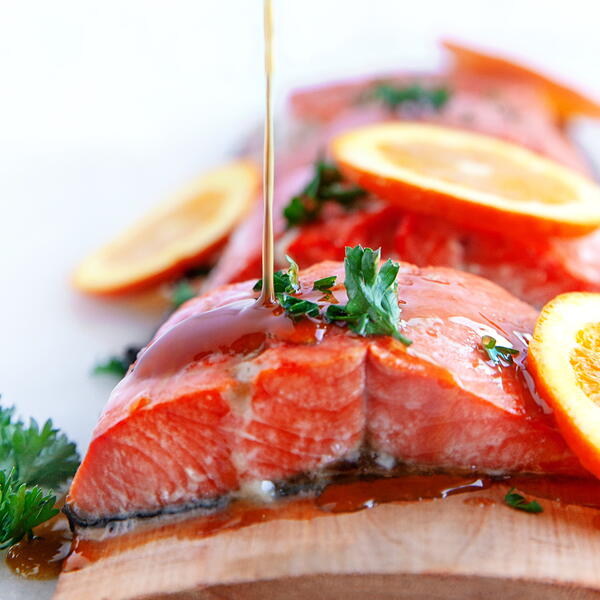 Bourbon Glazed Salmon Bourbon Glazed Salmon