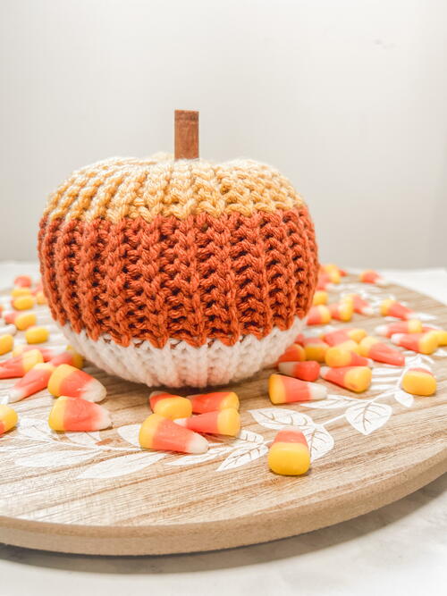 Candy Corn Pumpkin