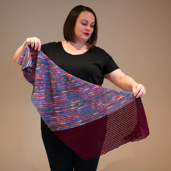 Easy Boomerang Crochet Shawl Easy Boomerang Crochet Shawl