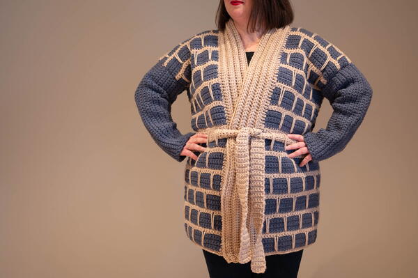 Crochet Coat With Belt Crochet Coat With Belt
