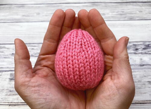 Easy Knit Easter Egg Easy Knit Easter Egg