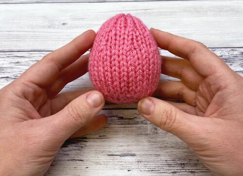 Easy Knit Easter Egg Easy Knit Easter Egg