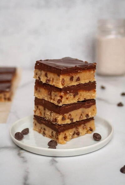 Paleo Vegan Cookie Dough Bars healthy Paleo Vegan Cookie Dough Bars (healthy)
