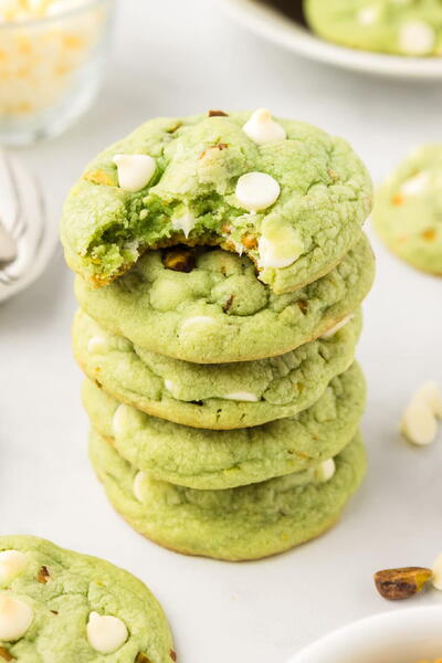Pistachio Pudding Cookies Pistachio Pudding Cookies