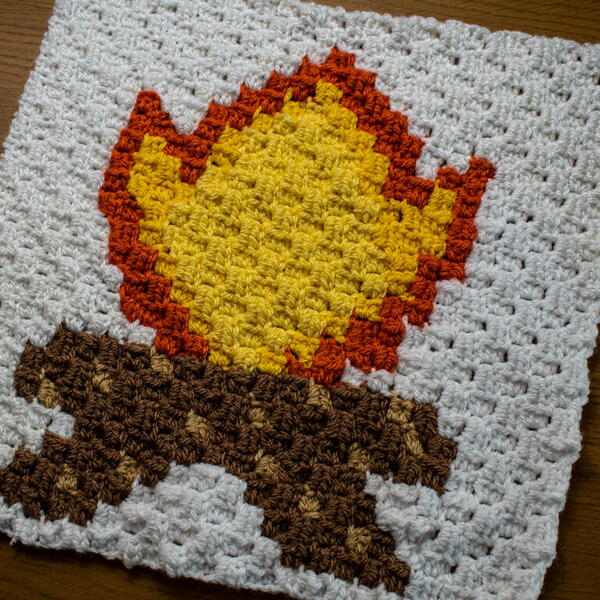 Campfire Blanket Square