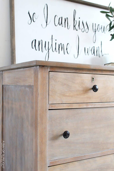 Artistic Whitewashed Dresser Artistic Whitewashed Dresser