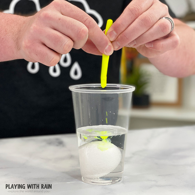 Egg-citing Glowing Experiment!