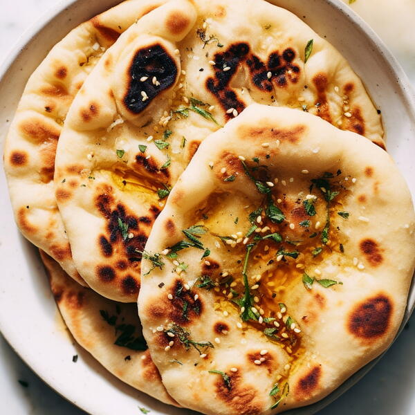 Easy 2 Ingredient Naan no Yeast Easy 2 Ingredient Naan (no Yeast)