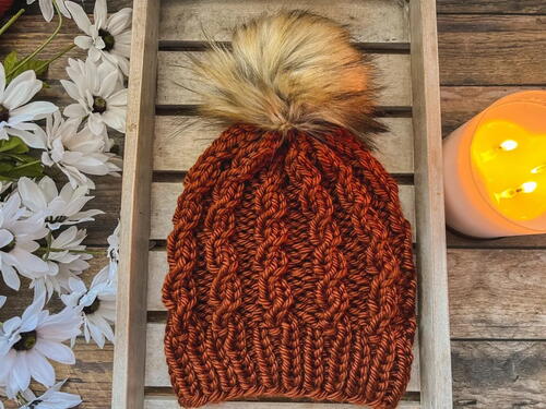 Faux Cable Beanie Faux Cable Beanie