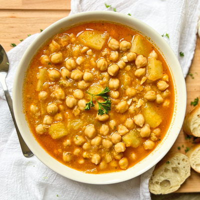 Spanish Chickpea & Potato Stew | Heartwarming Feel-good Recipe