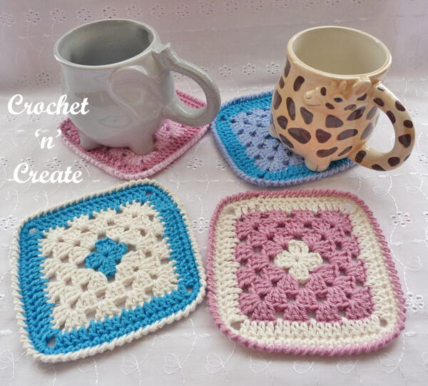 Grannies Square Coaster Grannies Square Coaster