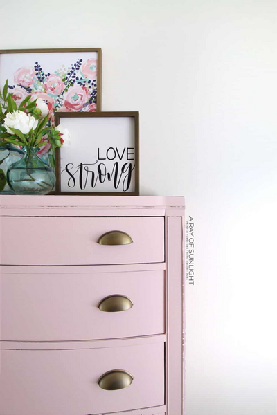 Cute Pink Painted Dresser Cute Pink Painted Dresser