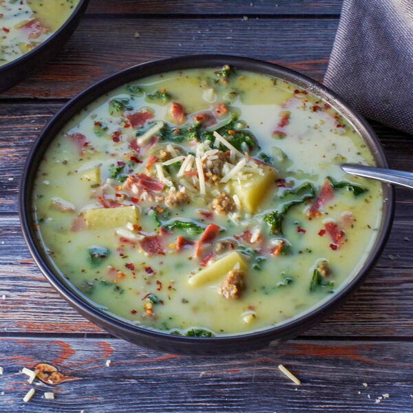 Healthy Slow Cooker Zuppa Toscana