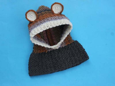 Ear Warming Crochet Balaclava Baby Hat