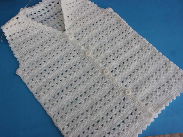 Crochet Woman Cardigan -vest-jacket Crochet Woman Cardigan -vest-jacket