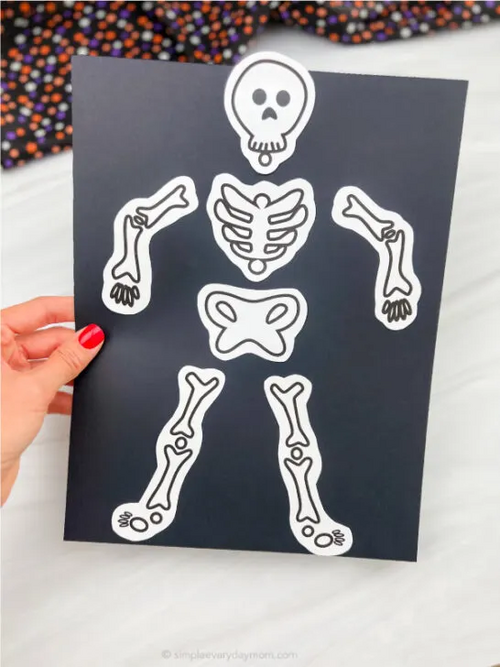 Skeleton Halloween Craft Skeleton Halloween Craft