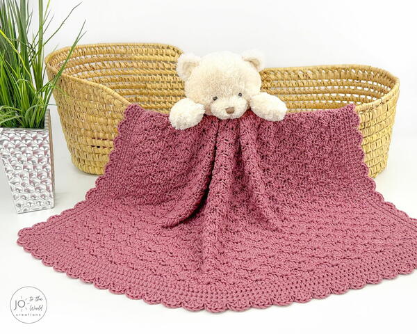 Easy Shell Blanket Crochet Pattern