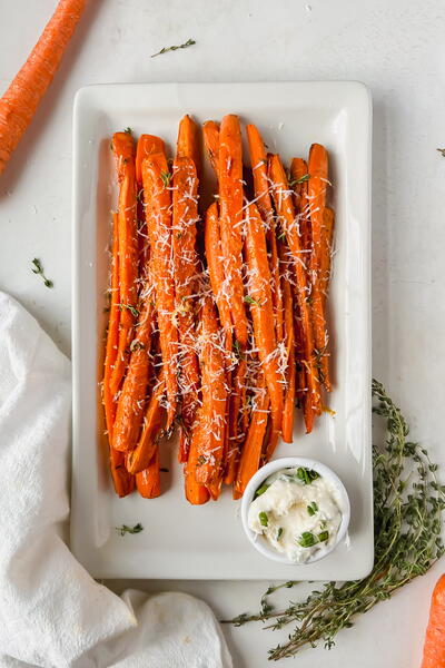 Parmesan Carrot Fries Parmesan Carrot Fries