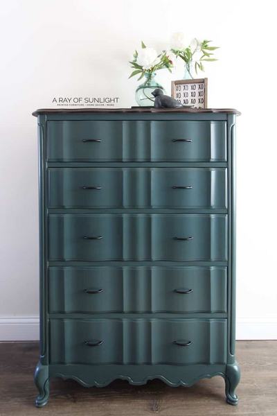 Teal French Provincial Dresser Teal French Provincial Dresser