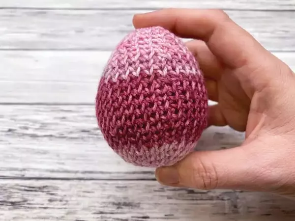 Knit Look Crochet Easter Egg Knit Look Crochet Easter Egg