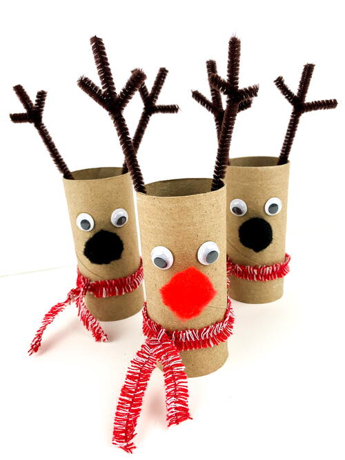 Toilet Paper Roll Reindeer