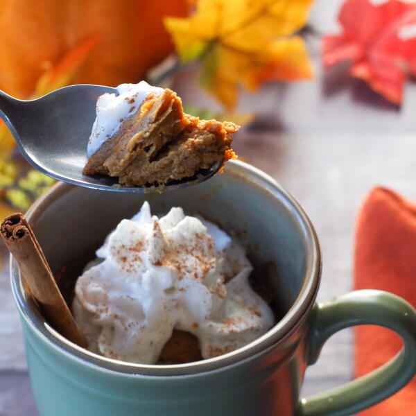 Crustless Pumpkin Pie In A Mug Crustless Pumpkin Pie In A Mug