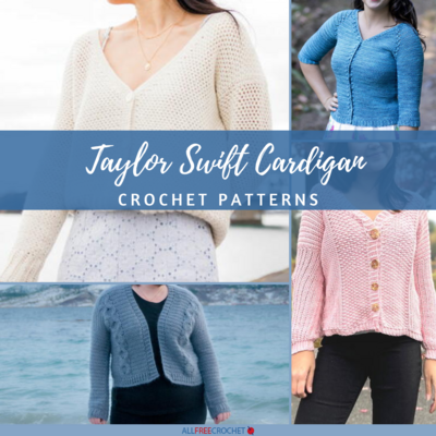 7 Taylor Swift Cardigan Crochet Patterns