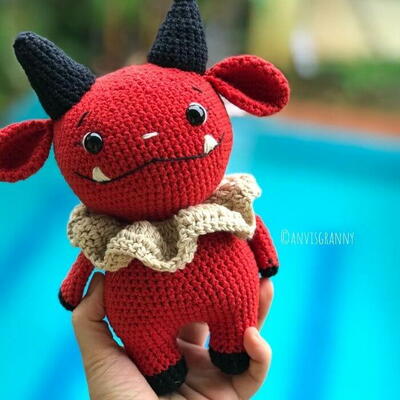 Free Devil Amigurumi Crochet Pattern For Halloween