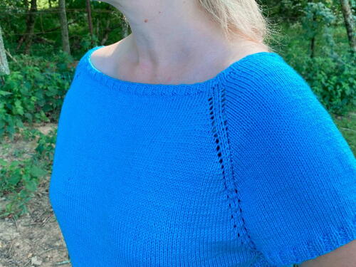 Top Down Circular Summer Tee Top Down Circular Summer Tee