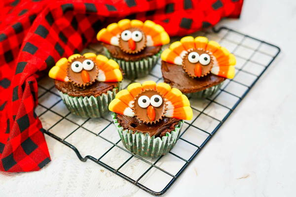 Terrific Turkey Cupcakes Terrific Turkey Cupcakes