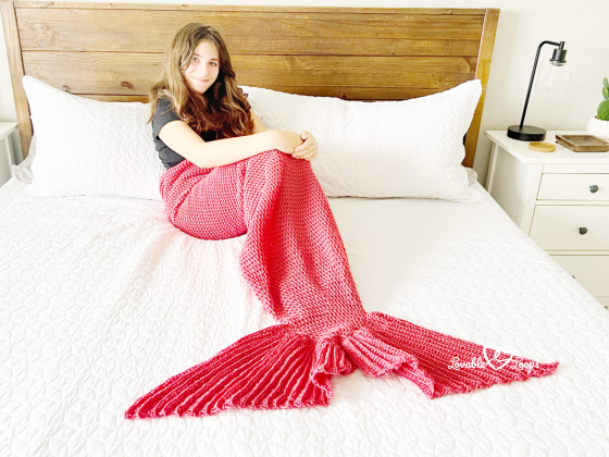 Mermaid Tail Blanket Mermaid Tail Blanket