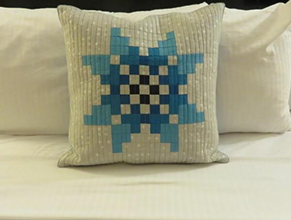 Blue December Quilted Pillow Pattern