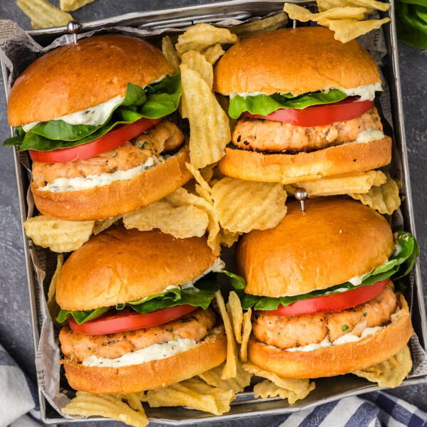 Salmon Burgers Salmon Burgers