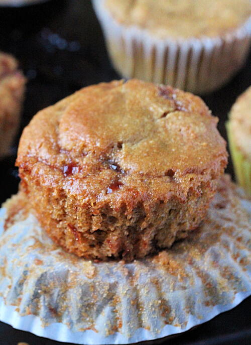 Peanut Butter And Jelly Muffins Peanut Butter And Jelly Muffins