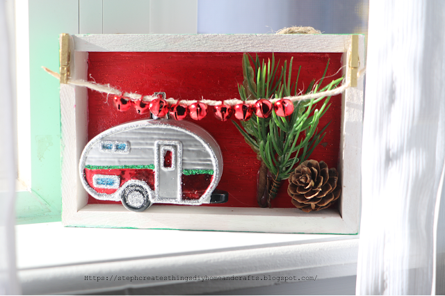 Christmas Camper Shadow Box Christmas Camper Shadow Box