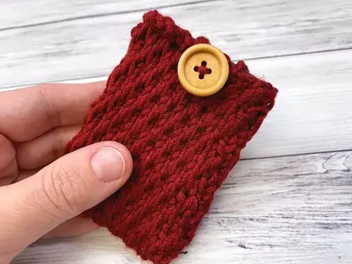 Easy Knit Gift Card Holder Easy Knit Gift Card Holder