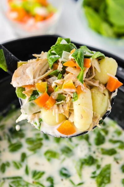 Slow Cooker Chicken Gnocchi Soup olive Garden Copycat Slow Cooker Chicken Gnocchi Soup (olive Garden Copycat)