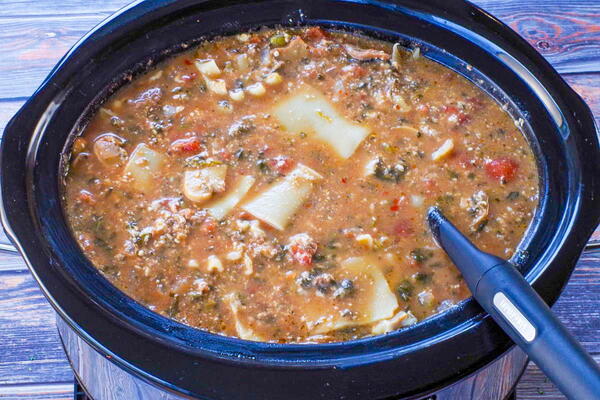 Slow Cooker Lasagna Soup Slow Cooker Lasagna Soup