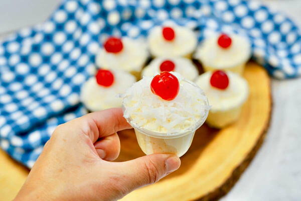 Easy Coconut Creme Rumchata Pudding Shots Recipe Easy Coconut Creme Rumchata Pudding Shots Recipe